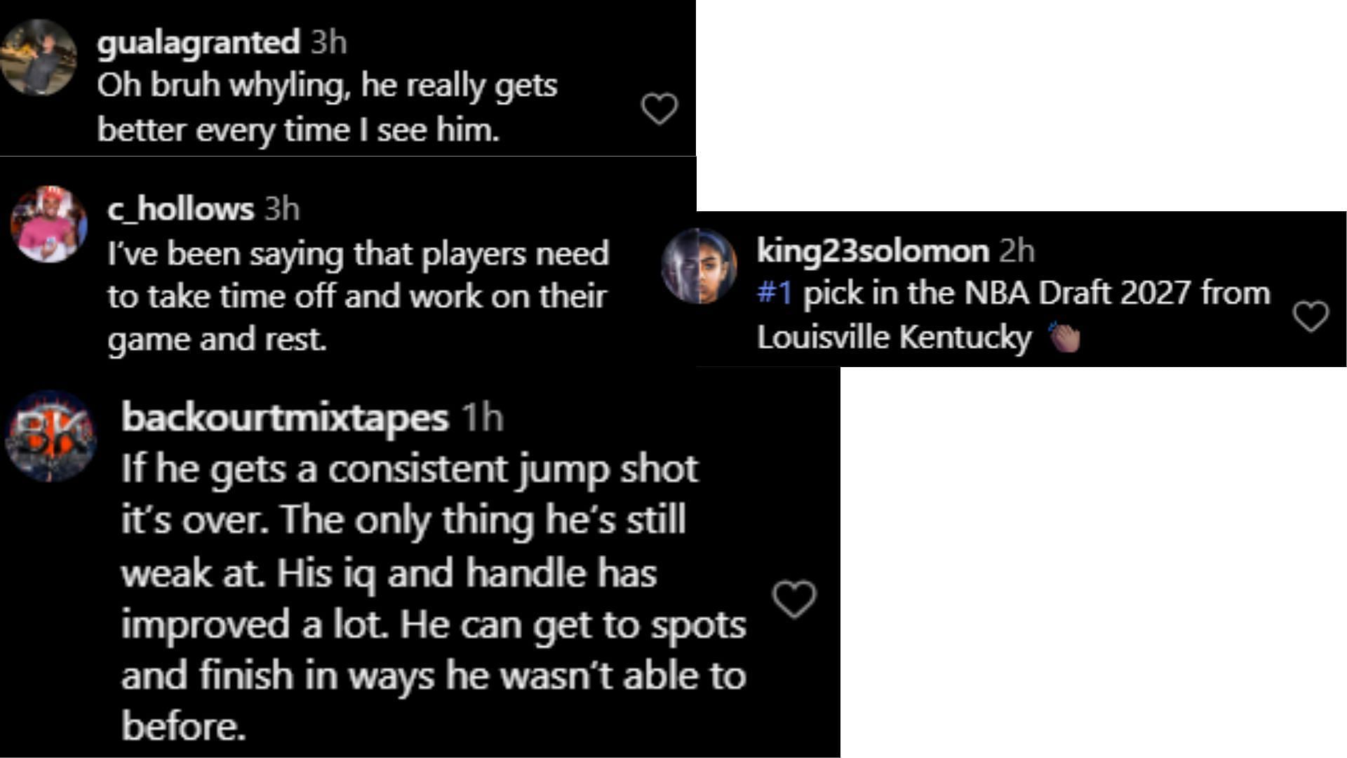 Hoops fans react as 5-star Tyran Stokes impresses in his return to AAU (image credit: instagram/ballislife)
